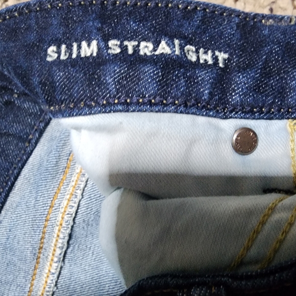 New American Eagle AE Jeans Size 28 X 30 Pants Slim Straight 28x30 Airflex - Picture 5 of 6
